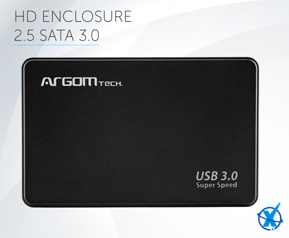 Enclosure Argom Tech / 2.5 Sata Usb 3.0 Oficexpress
